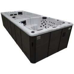 Canadian Spa Whirlpool »Swim Spa«, 228 X 137 X 594 Cm, Braun, 4 Sitzplätze