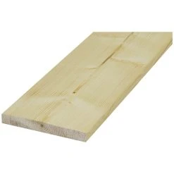 TRIMEX Glattkantbrett, Stärke: 18 Mm, Fichte/Tanne, Gehobelt