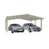 Ximax Doppelcarport »Linea«, Typ 110, Außenmaß BxT: 545,6 X 495,4 Cm, Edelstahlfarben