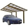 Ximax Einzelcarport »Linea«, Typ 110, Außenmaß BxT: 272,6 X 495,4 Cm, Bronzefarben