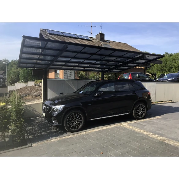 Ximax Einzelcarport »Linea«, Typ 60, Außenmaß BxT: 272,6 X 495,4 Cm, Schwarz 1 Ximax Einzelcarport »Linea«, Typ 60, Außenmaß BxT: 272,6 X 495,4 Cm, Schwarz