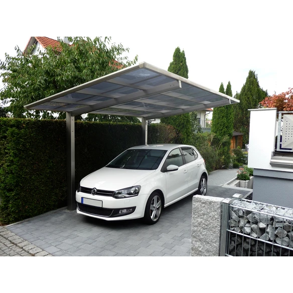 Ximax Einzelcarport »Linea«, Typ 80, Außenmaß BxT: 272,6 X 495,4 Cm, Edelstahlfarben 1 Ximax Einzelcarport »Linea«, Typ 80, Außenmaß BxT: 272,6 X 495,4 Cm, Edelstahlfarben