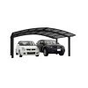 Ximax Doppelcarport »Portoforte«, Typ 80, Außenmaß BxT: 542,3 X 495,4 Cm, Schwarz