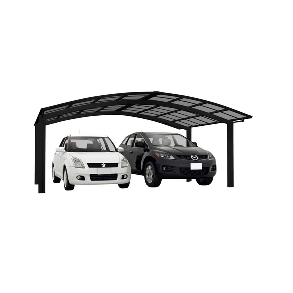 Ximax Doppelcarport »Portoforte«, Typ 80, Außenmaß BxT: 542,3 X 495,4 Cm, Schwarz 1 Ximax Doppelcarport »Portoforte«, Typ 80, Außenmaß BxT: 542,3 X 495,4 Cm, Schwarz