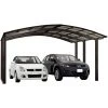 Ximax Doppelcarport »Portoforte«, Typ 80, Außenmaß BxT: 542,3 X 495,4 Cm, Braun