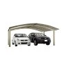 Ximax Doppelcarport »Portoforte«, Typ 80, Außenmaß BxT: 542,3 X 495,4 Cm, Edelstahlfarben