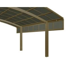Ximax Carport Zubehör »Seitenwand«, B X H: 6 X 99,5 Cm, Bronzefarben
