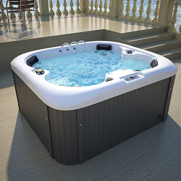 Home Deluxe Whirlpool »Sea Star«, Höhe: 79 Cm, Schwarz, 4 Sitzplätze, Mit Abdeckung 1 Home Deluxe Whirlpool »Sea Star«, Höhe: 79 Cm, Schwarz, 4 Sitzplätze, Mit Abdeckung