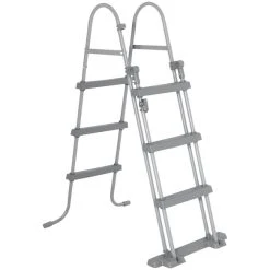 Bestway Pool-Leiter, Grau, Für Pools Bis 1,07 M