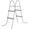 Bestway Pool-Leiter, Grau, Für Aufstellpools Mit Bis Zu 84 Cm Höhe