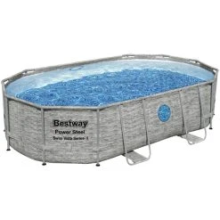 Bestway Pool, Grau, BxHxL: 305 X 107 X 488 Cm