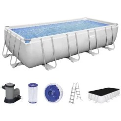 Bestway Pool, Grau, BxHxL: 274 X 122 X 549 Cm