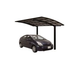 Ximax Einzelcarport »Portoforte«, Typ 80, Außenmaß BxT: 270,4 X 495,4 Cm, Schwarz