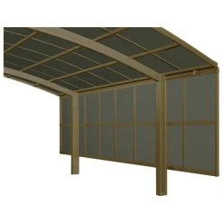 Ximax Carport Zubehör »Seitenwand«, B X H: 6 X 199,5 Cm, Bronzefarben