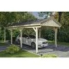 SkanHolz Carport »Fichtelberg«, BxT: 317 X 808 Cm, Firsthöhe: 303 Cm, Unbehandelt