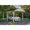 SkanHolz Carport »Fichtelberg«, BxT: 317 X 566 Cm, Firsthöhe: 303 Cm, Unbehandelt