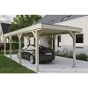 SkanHolz Carport »Grunewald«, BxT: 321 X 796 Cm, Firsthöhe: 243 Cm, Unbehandelt