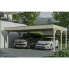 SkanHolz Carport »Grunewald«, BxT: 622 X 554 Cm, Firsthöhe: 255 Cm, Unbehandelt