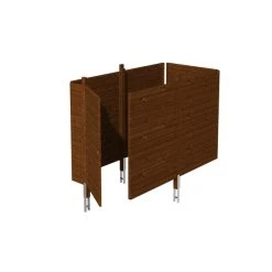 SkanHolz Brüstung, Breite: 314 Cm, Nussbaum