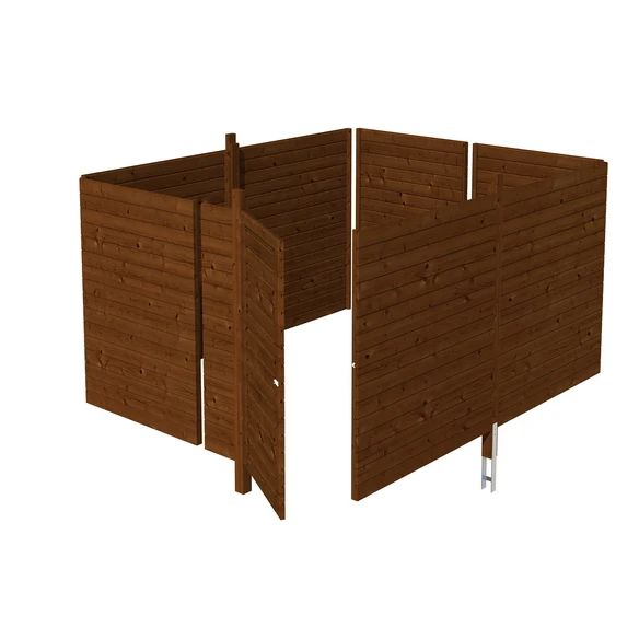 SkanHolz Brüstung, Breite: 378 Cm, Nussbaum 1 SkanHolz Brüstung, Breite: 378 Cm, Nussbaum