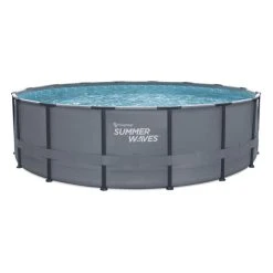 SUMMER WAVES® Pool »Elite«, Anthrazit, ØxH: 488 X 122 Cm