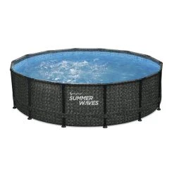 SUMMER WAVES® Pool »Elite«, Braun, ØxH: 427 X 107 Cm
