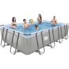 Happy People Stahlrahmen-Pool Grau, BxLxH: 274 X 549 X 122 Cm