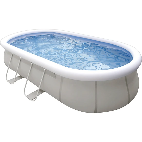 Happy People Stahlrahmen-Pool Grau, BxLxH: 304 X 540 X 106 Cm 1 Happy People Stahlrahmen-Pool Grau, BxLxH: 304 X 540 X 106 Cm