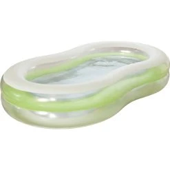 Happy People Pool Gelb/weiß, BxLxH: 147 X 250 X37 Cm