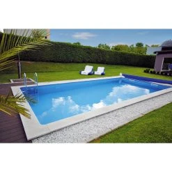 KWAD Schwimmbecken »Styroporbecken«, Weiß, BxHxL: 400 X 150 X 800 Cm