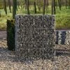 Wilk Gabionenzaun, HxLxT: 140 X 120 X 25 Cm, Stahl, Metallfarben
