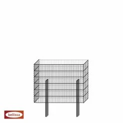 BELLISSA Gabione »Limes Pico«, BxHxL: 23 X 90 X 115 Cm, Stahl