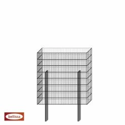 BELLISSA Gabione »Limes Pico«, BxHxL: 23 X 120 X 115 Cm, Stahl