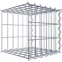 Gabiona Gabione, Silbergrau, Maschenweite 5 Cm X 10 Cm, Spirale