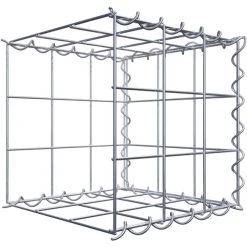 Gabiona Gabione, Silbergrau, Maschenweite 10 Cm X 10 Cm, Spirale