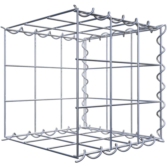 Gabiona Gabione, Silbergrau, Maschenweite 10 Cm X 10 Cm, Spirale 1 Gabiona Gabione, Silbergrau, Maschenweite 10 Cm X 10 Cm, Spirale