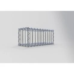 Gabiona Gabione, Silbergrau, Maschenweite 5 Cm X 20 Cm, Spirale