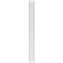 Gabiona Gabionensäule, Silbergrau, Maschenweite 5 Cm X 5 Cm