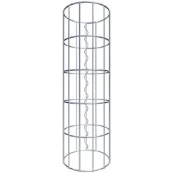 Gabiona Gabionensäule, Silbergrau, Maschenweite 5 Cm X 10 Cm