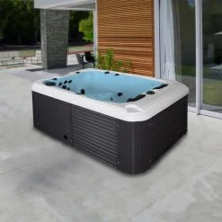 Home Deluxe Outdoor Whirlpool, BxH: 155 X 83 Cm, Anthrazit