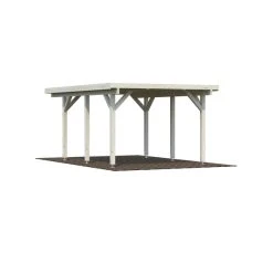 PALMAKO Einzelcarport »Karl«, Außenmaß BxT: 360 X 512 Cm, Farblos