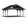 PALMAKO Doppelcarport »Robert«, Außenmaß BxT: 635 X 510 Cm, Grau