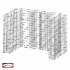 BELLISSA Mülltonnengabionen-Set, BxH: 177 X 120 Cm, Stahldraht