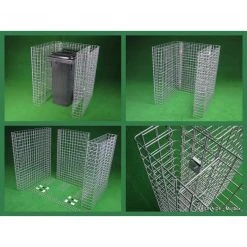 Gabiona Gabionen-Mülltonnenverkleidung, Galvanisch Verzinkter Stahl