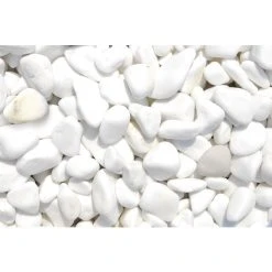 Scherf Marmorzierkiesel, Thassos-weiß, Marmor, PE-Sack