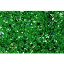 Scherf Glassplitt, Garten-grün, Marmor, PE-Sack