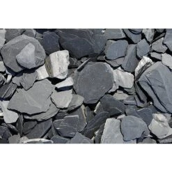 Scherf Schieferplättchen, Graphitfarben, Marmor, Big-Bag