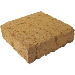 Scherf Tuffstein Braun Ca. L 37 X T 37 X H 11 Cm, 1 Stk.