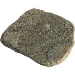 Scherf Trittplatte, ØxH: 35-50 X 3-4,5 Cm, Quarzit, Graugrün