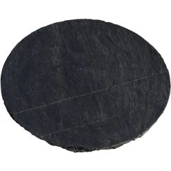 Scherf Trittplatte, ØxH: 40 X 2 Cm, Schiefer, Graphit-schwarz